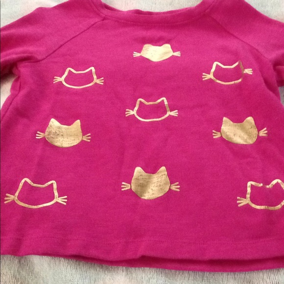Gymboree cute cat top - Picture 1 of 2